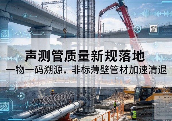 凤凰声测管质量新规落地，一物一码溯源，非标薄壁管材加速清退